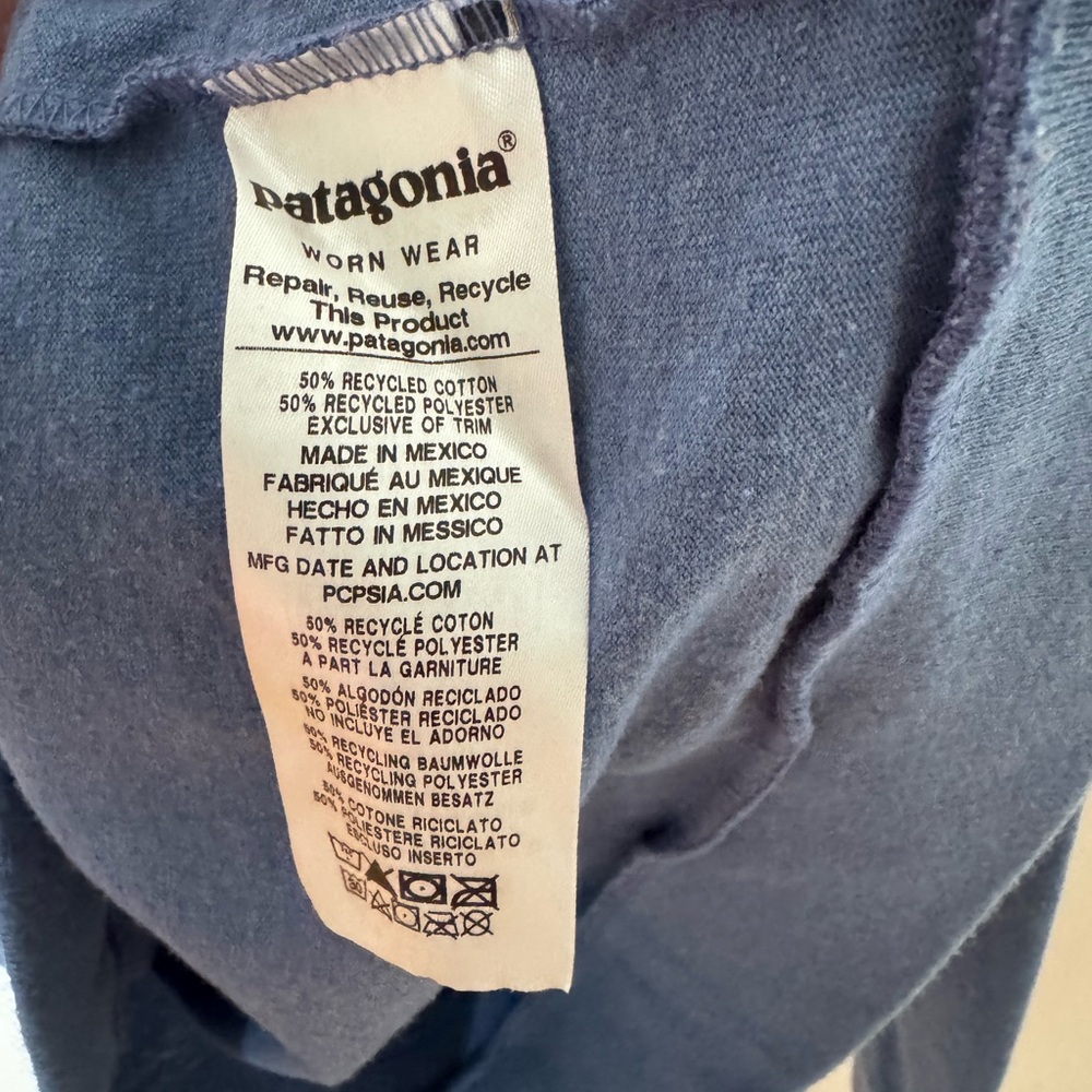 Patagonia Heather Blue Responsibili-Tee - Picture 4 of 5